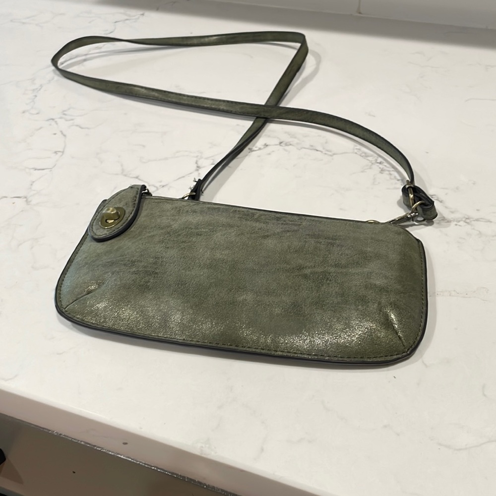 Susan Joy vegan leather clutch or crossbody